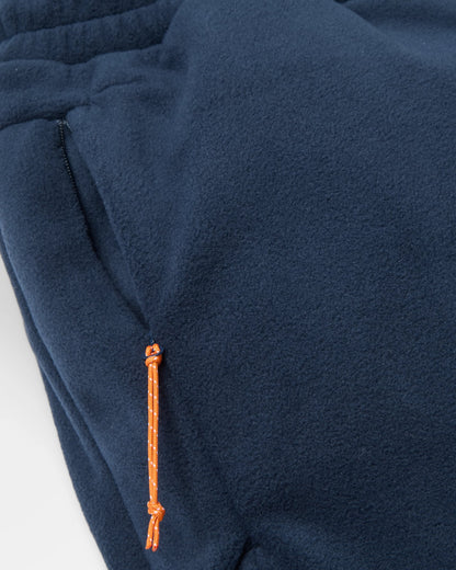 Woodland Polartec® Fleece Jogger - Rich Navy - Flatlay