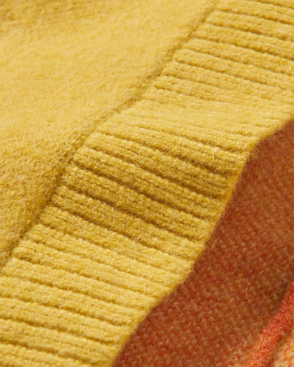Vista Knitted Cardigan - Amber Gold - Flatlay