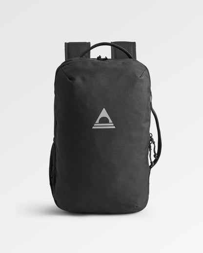 Stratos Duffel Backpack - Black - Flatlay
