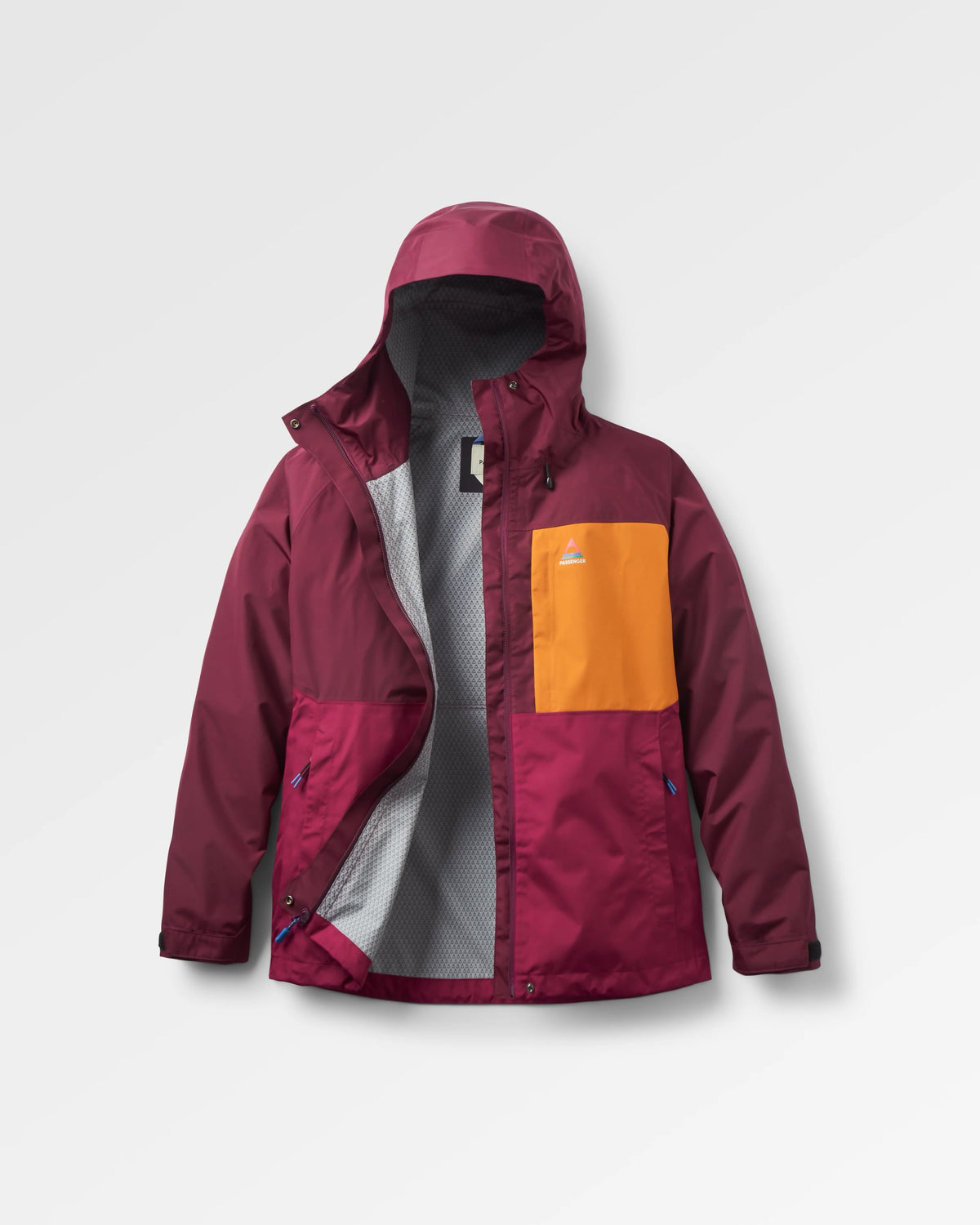 Trailscape Women's Waterproof Jacket - Fig/Wild Berry  - Flatlay