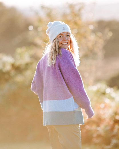 Vista Knitted Jumper - Rhubarb - Lifestyle