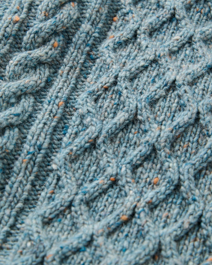 Sandbar Merino Blend Knitted Jumper - Arctic - Flatlay