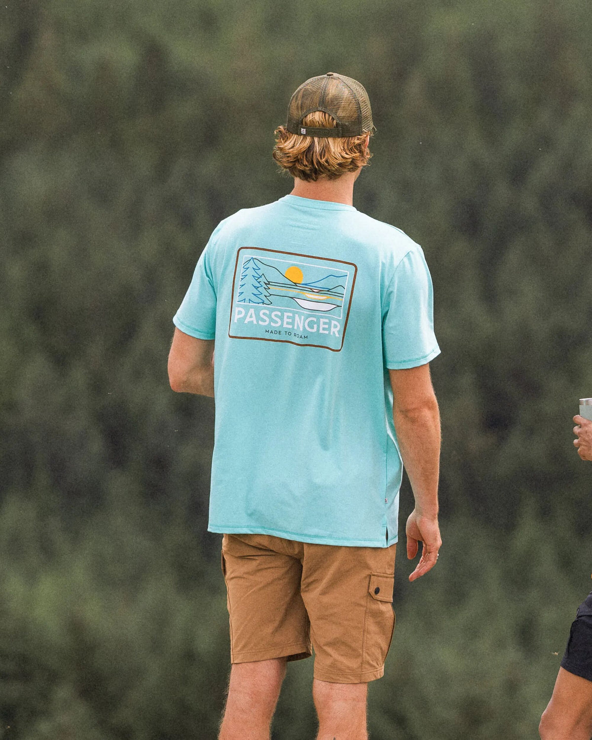 Roamer Men's Drirelease® Active T-Shirt - Aqua - Lifestyle
