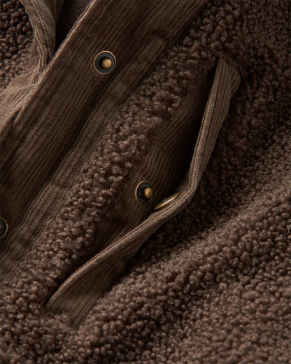 Nash Fleece - Coffee - Flatlay