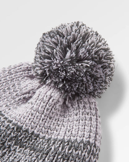 Crag Bobble Hat - Charcoal/Stone - Flatlay