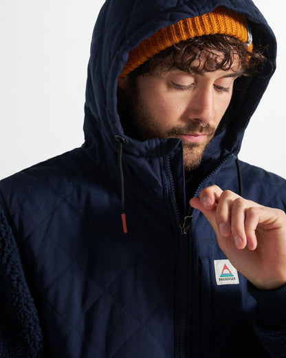 Adventure Deep-Pile Sherpa Fleece - Rich Navy - Studio Model