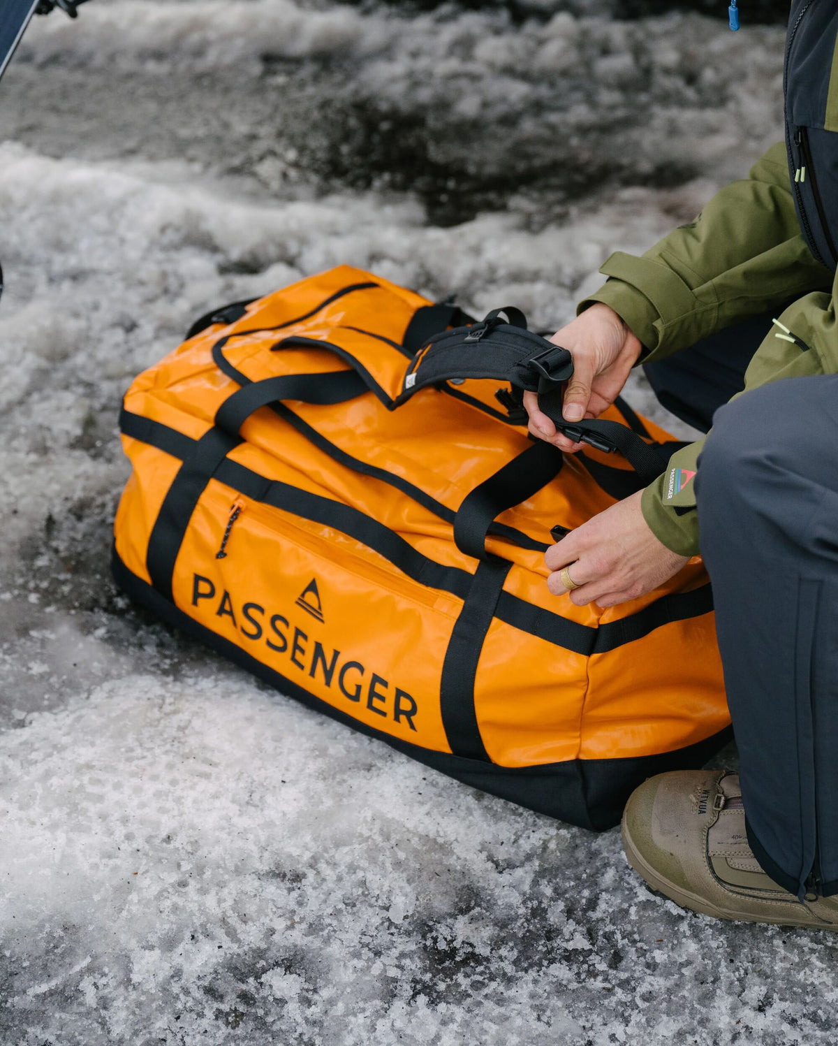 Roamer 60L Duffel Bag - Sunrise Orange - Lifestyle
