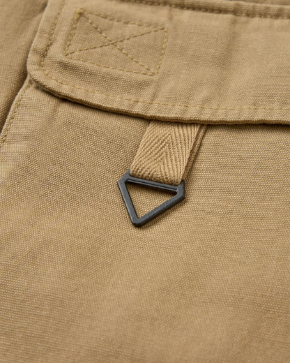 Explorers Cotton Canvas Gilet - Stone - Flatlay
