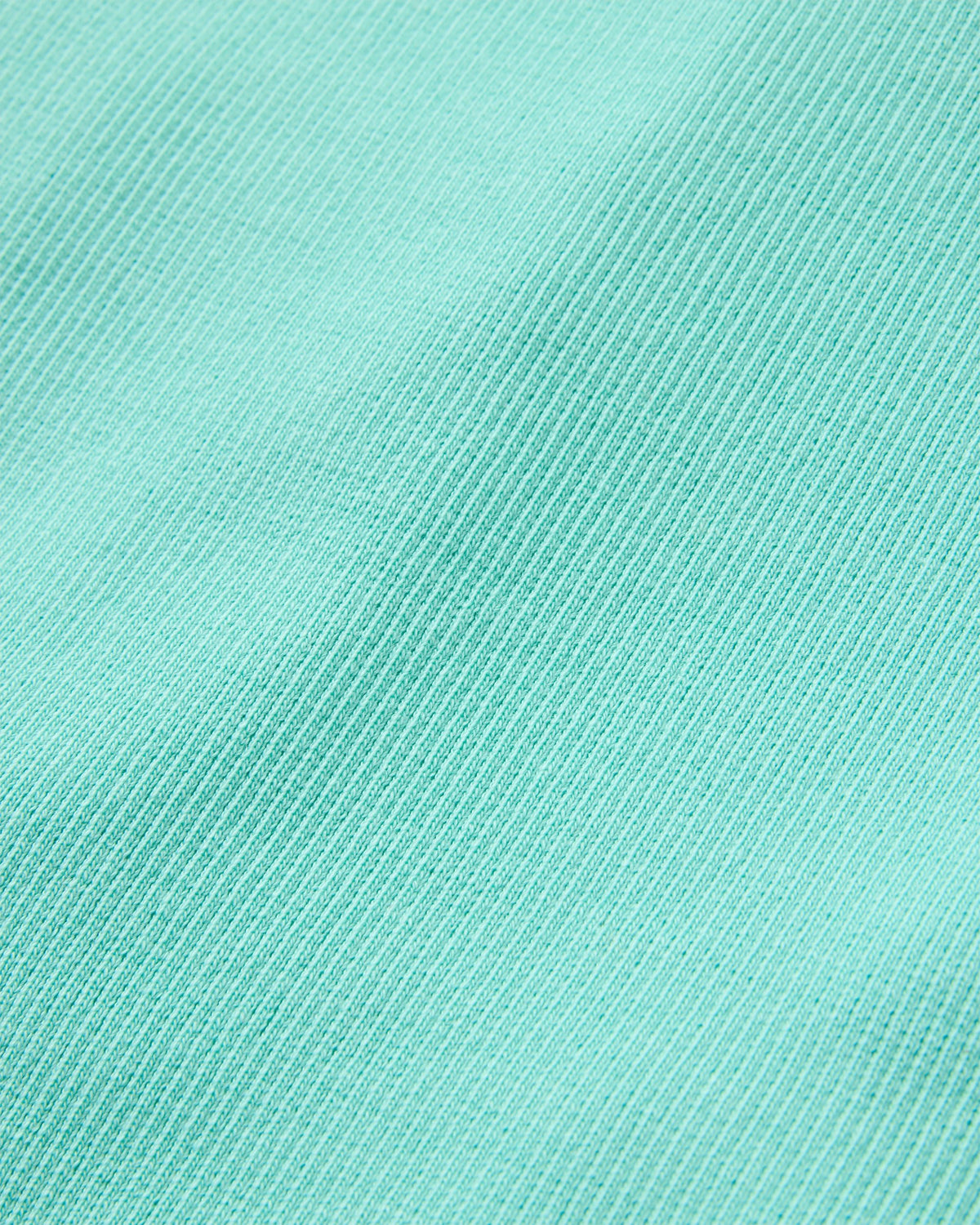 Out There Ribbed Cropped T-Shirt - Aqua - Flatlay