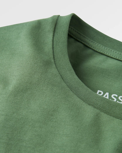 Outdoor Gear Cotton T-Shirt - Wild Green - Flatlay