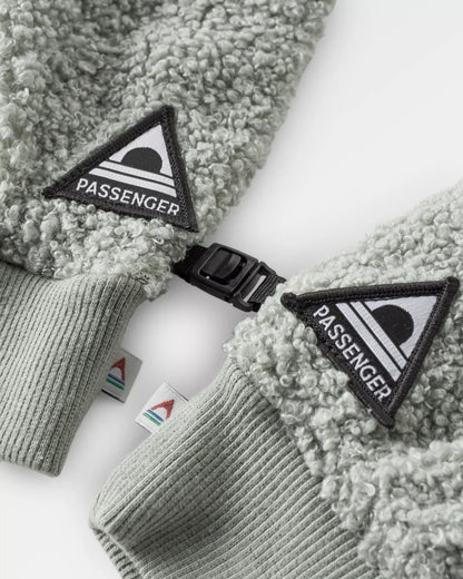 Snowfall Sherpa Gloves - Pistachio - Flatlay
