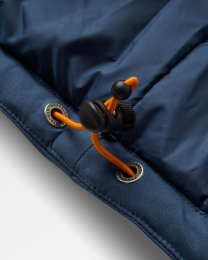 Lumi Insulated Jacket - Dark Denim - Flatlay