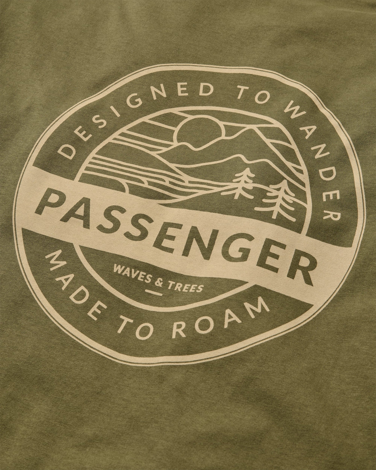 Odyssey LS T-Shirt - Dark Olive - Flatlay