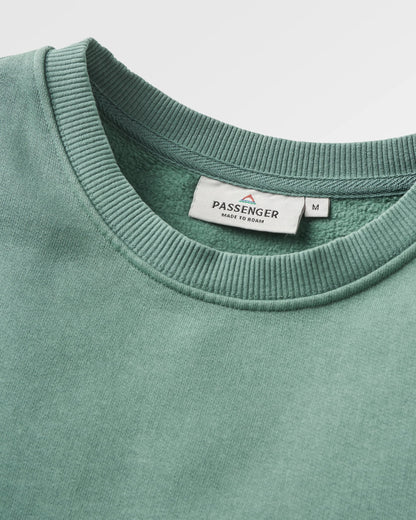 Escapism Regular Fit Sweatshirt - Dark Forest - Flatlay