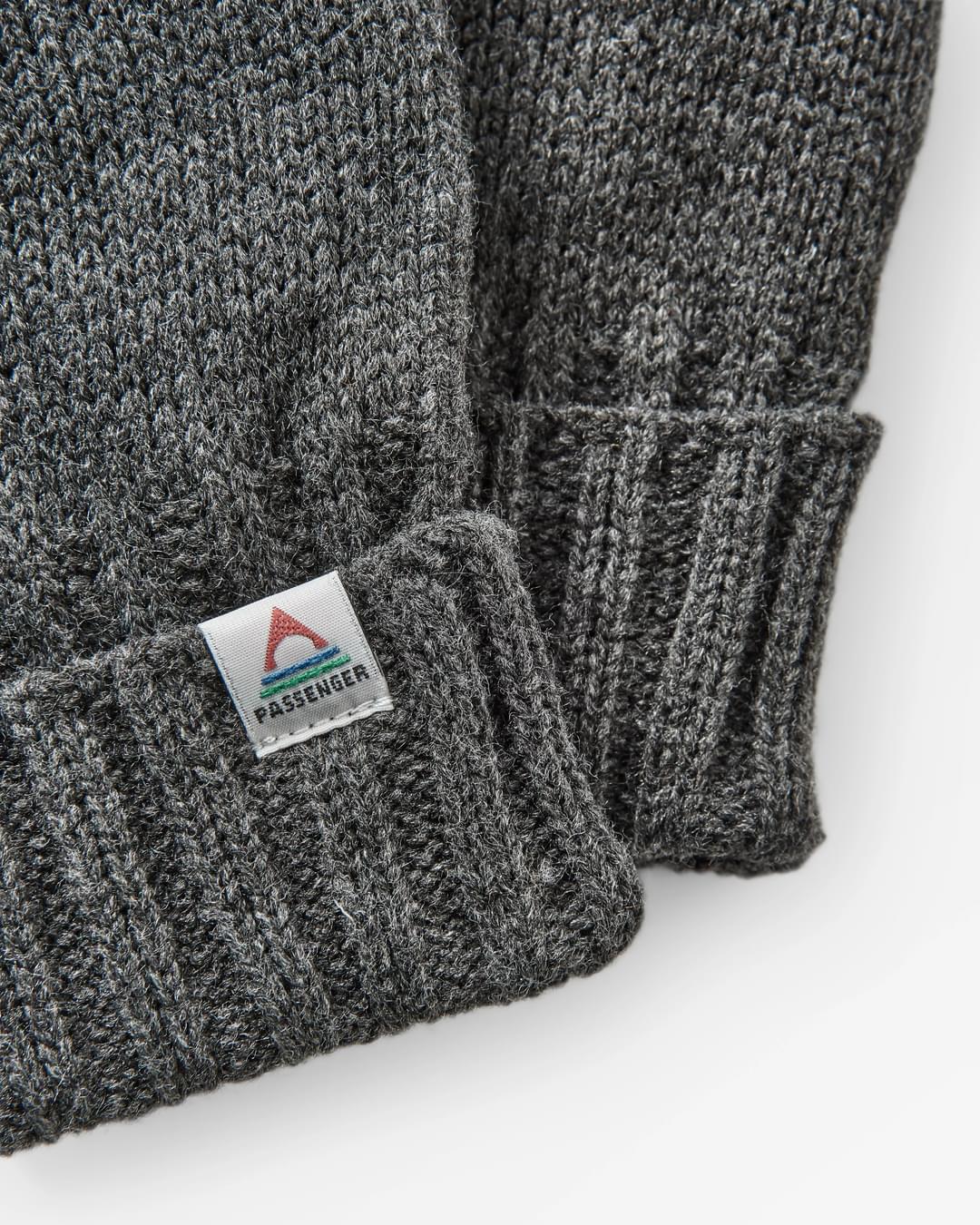 Gale Knitted Gloves - Charcoal - Flatlay
