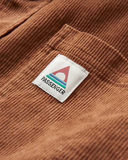 Backcountry Corduroy Shirt - Toffee - Flatlay