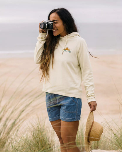 Rolling Slow Hoodie - Pale Yellow - Lifestyle