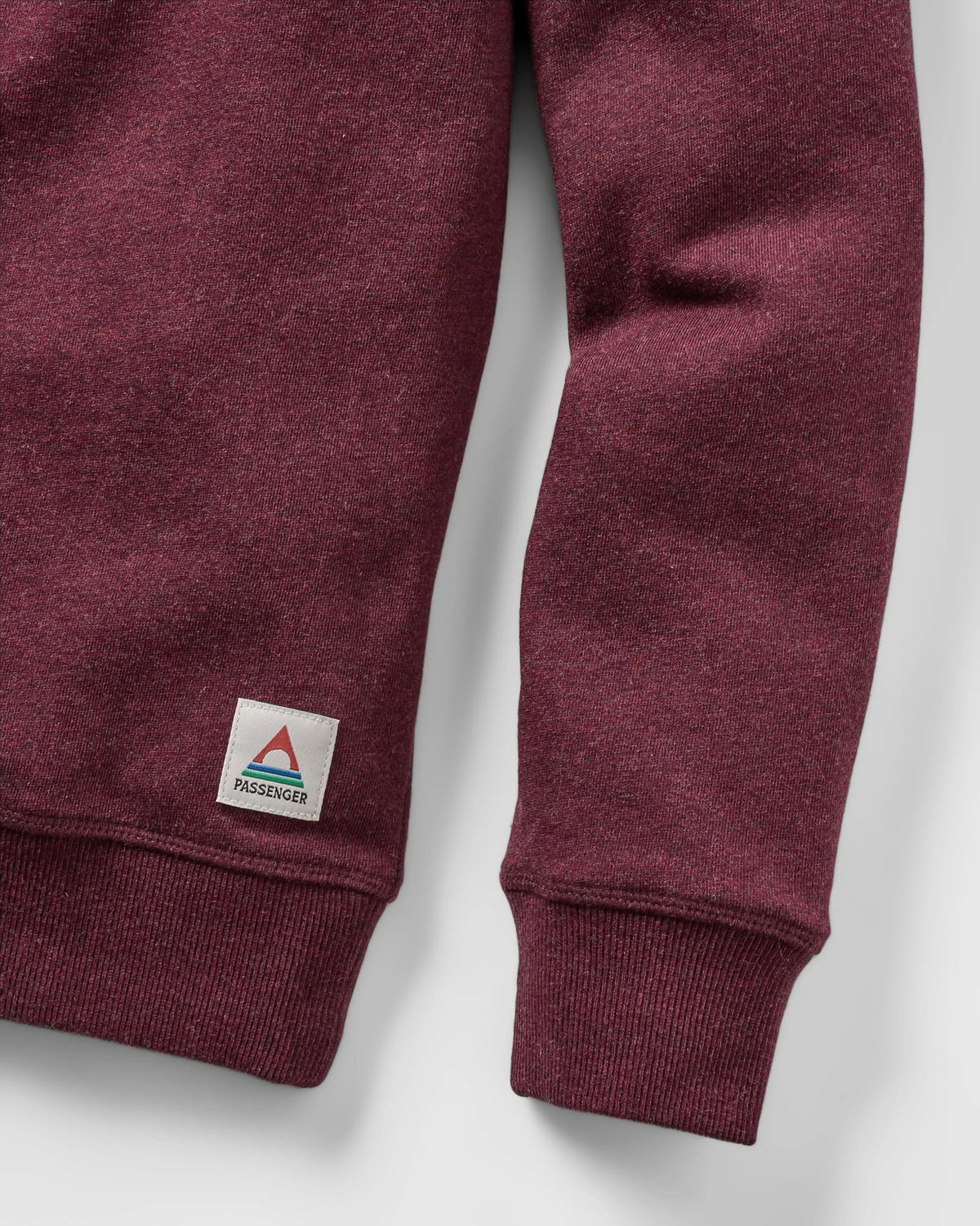 Heritage Men's Sweatshirt - Wine Marl - Flatlay