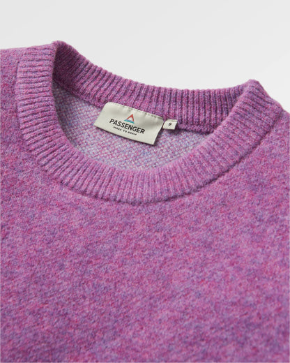 Vista Knitted Jumper - Rhubarb - Flatlay