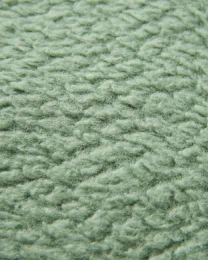 Rappel Sherpa Oversized Shirt - Pistachio - Flatlay