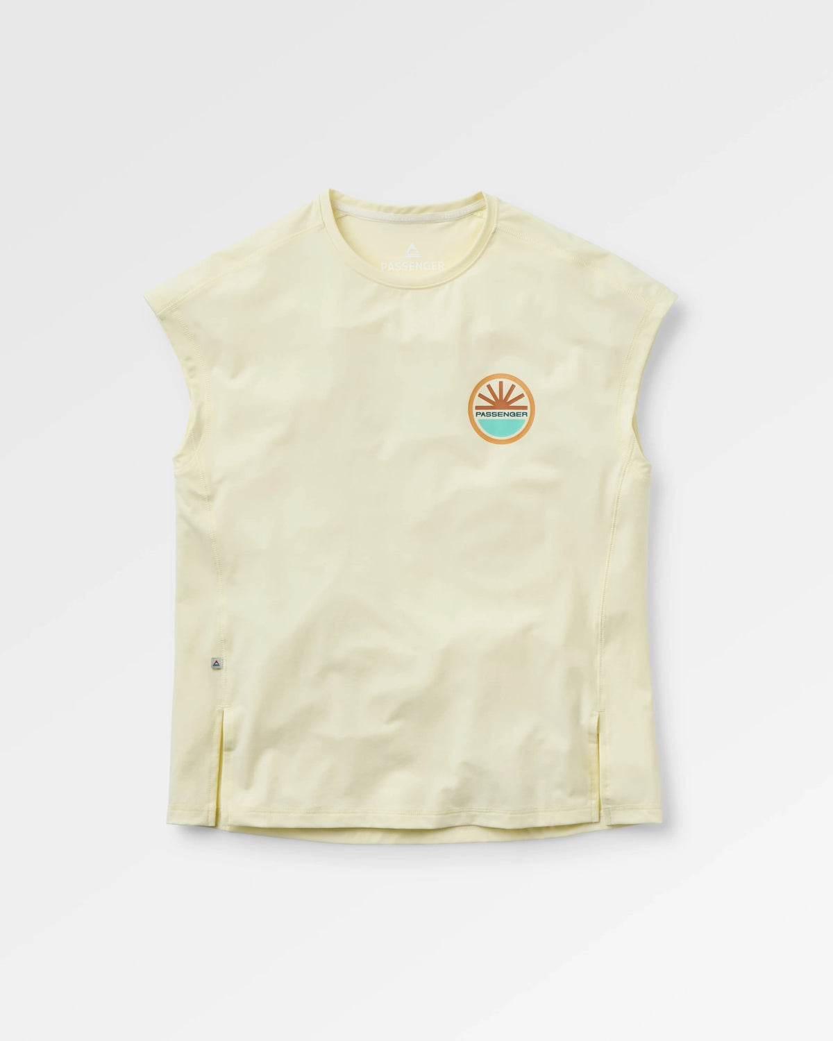 Chase The Light Drirelease® Active T-Shirt - Pale Yellow - Flatlay
