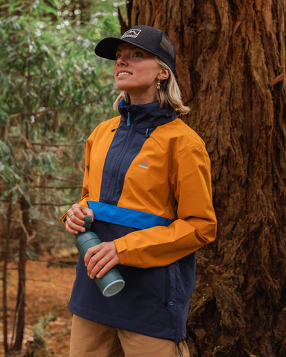 Skyline Waterproof Anorak - Sunrise Orange - Lifestyle