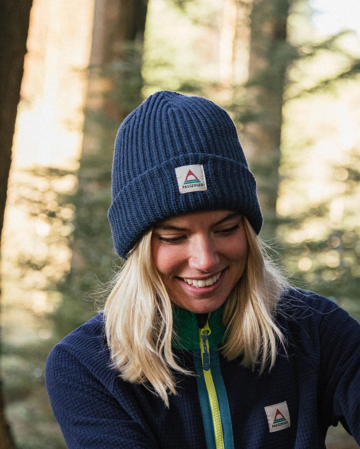 Beechwood Fleece Lined Beanie - Tidal Blue - Lifestyle - Female
