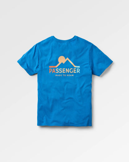 MTR T-Shirt - Soft Cobalt - Flatlay