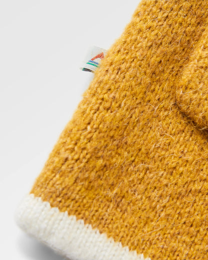 West Coast Knitted Cardigan - Sunset Yellow Marl - Flatlay