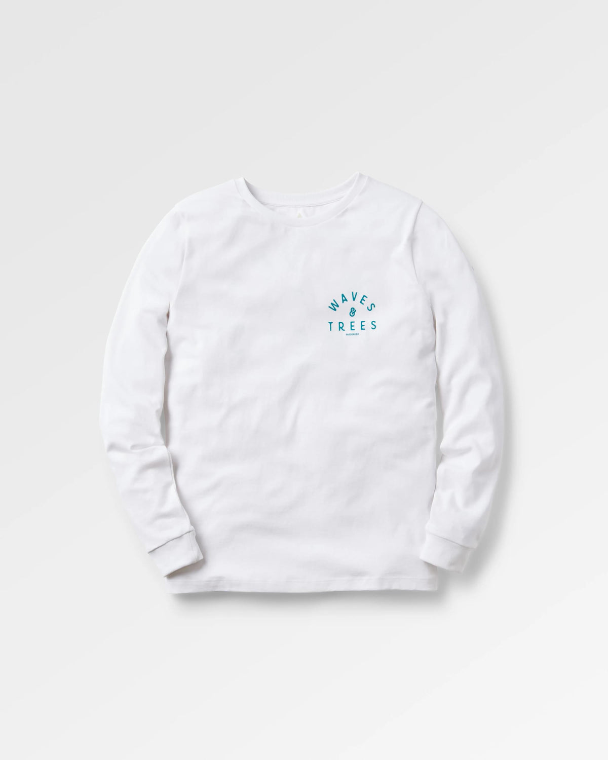 Penida LS T-Shirt - White - Flatlay