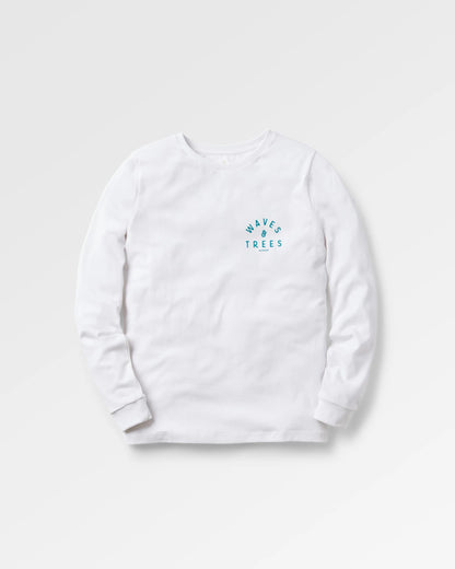 Penida LS T-Shirt - White - Flatlay