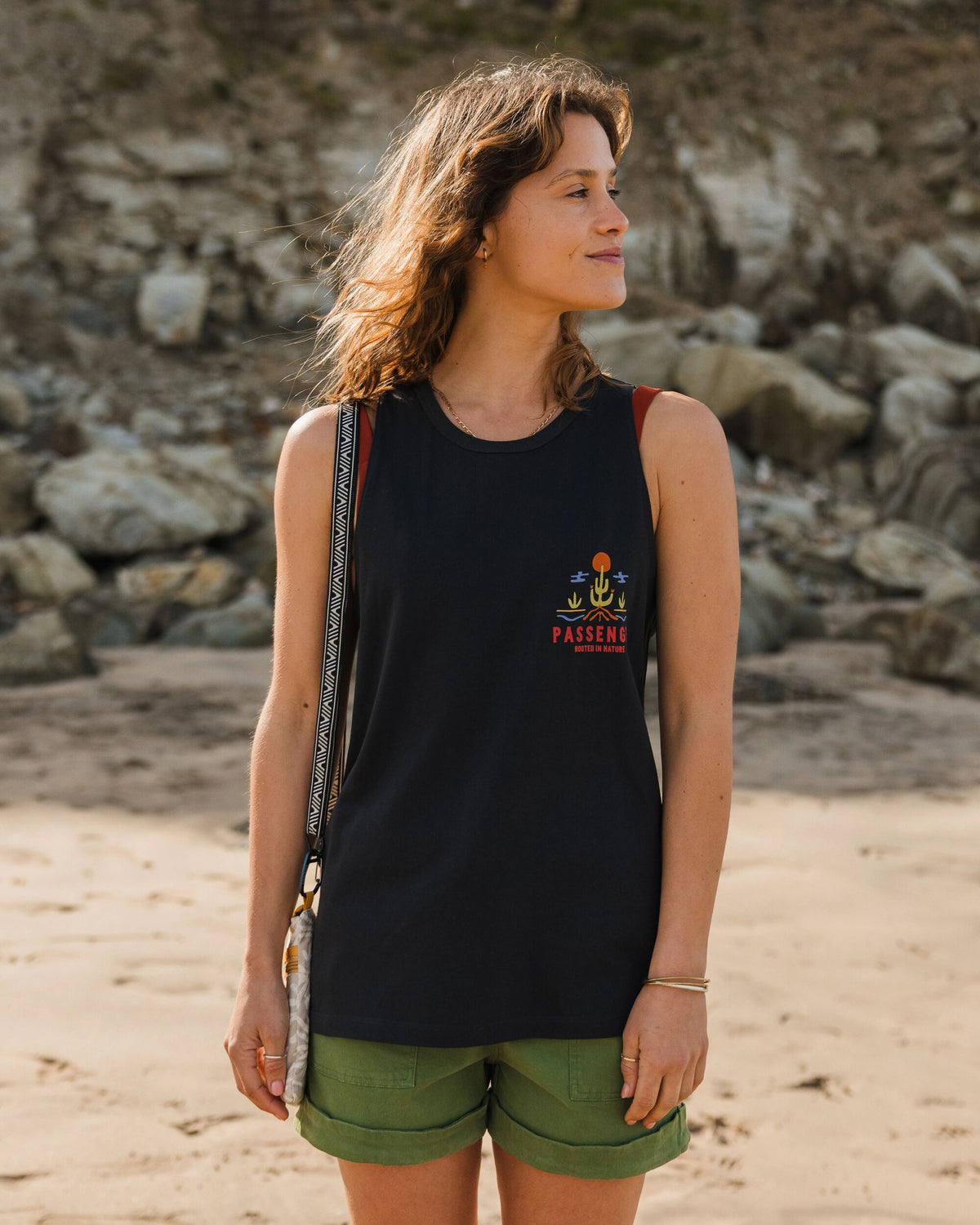 Planted Vest - Black - Lifestyle