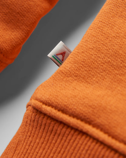 Escapism Regular Fit Sweatshirt - Sunset Orange - Flatlay