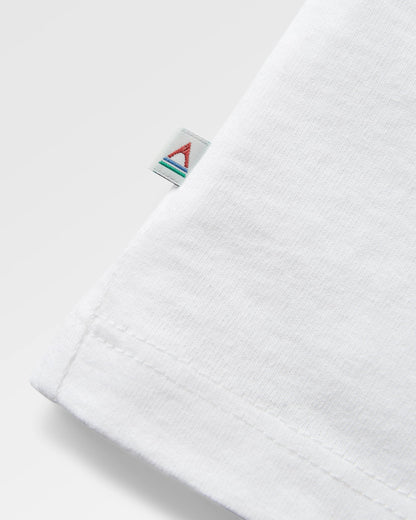 Tall Pines Men's T-Shirt - White - Flatlay