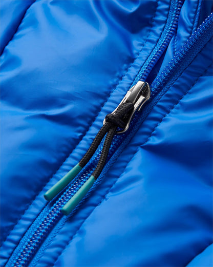 Kai Insulated Jacket - Azure Blue - Flatlay