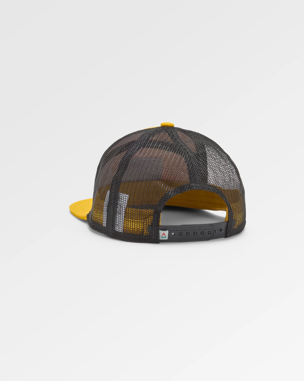 Roamer 7 Panel Cotton Trucker Cap - Spruce Yellow - Flatlay