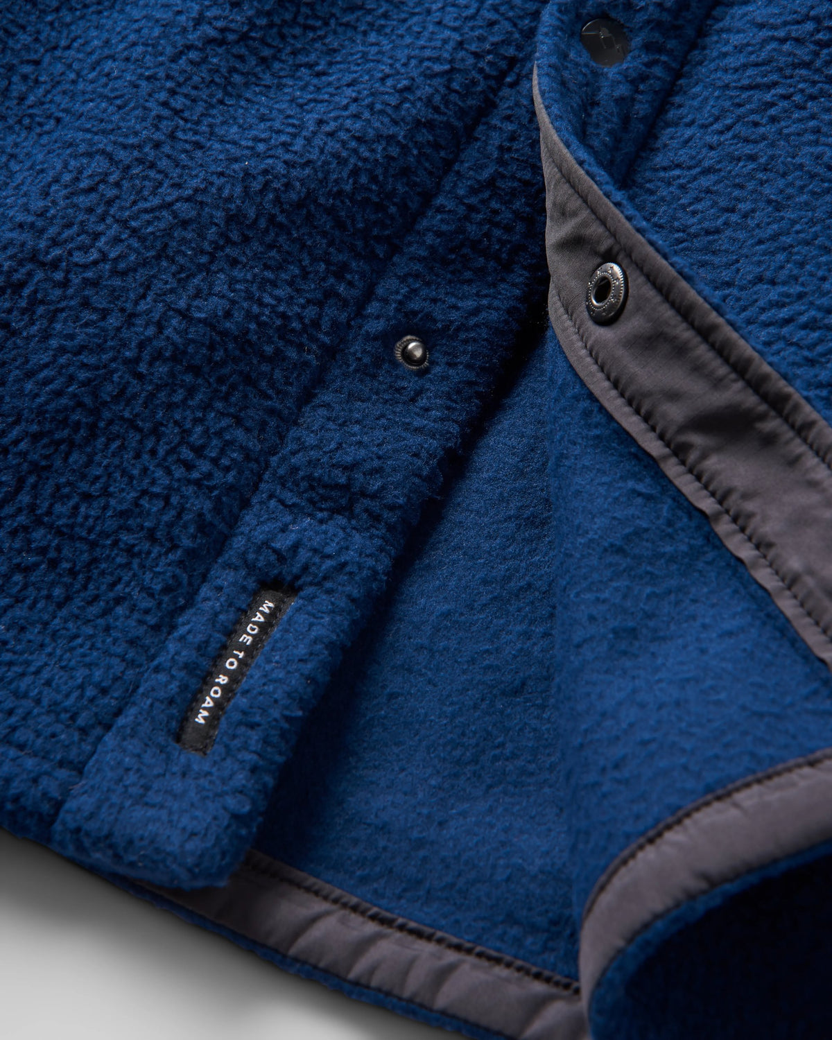 Backcountry Sherpa Fleece Shirt - Rich Navy - Flatlay