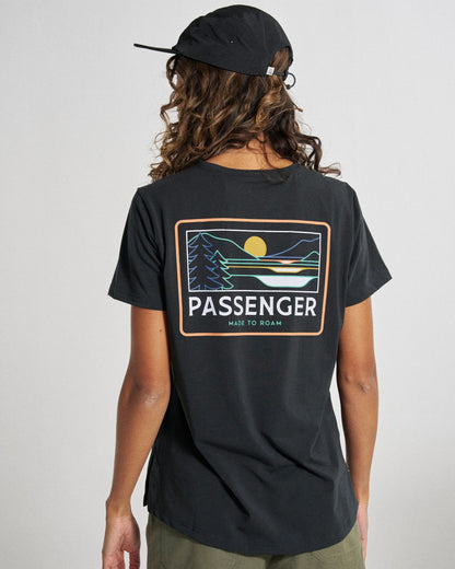 Roamer Women's Drirelease® Active T-Shirt - Black - Studio Model