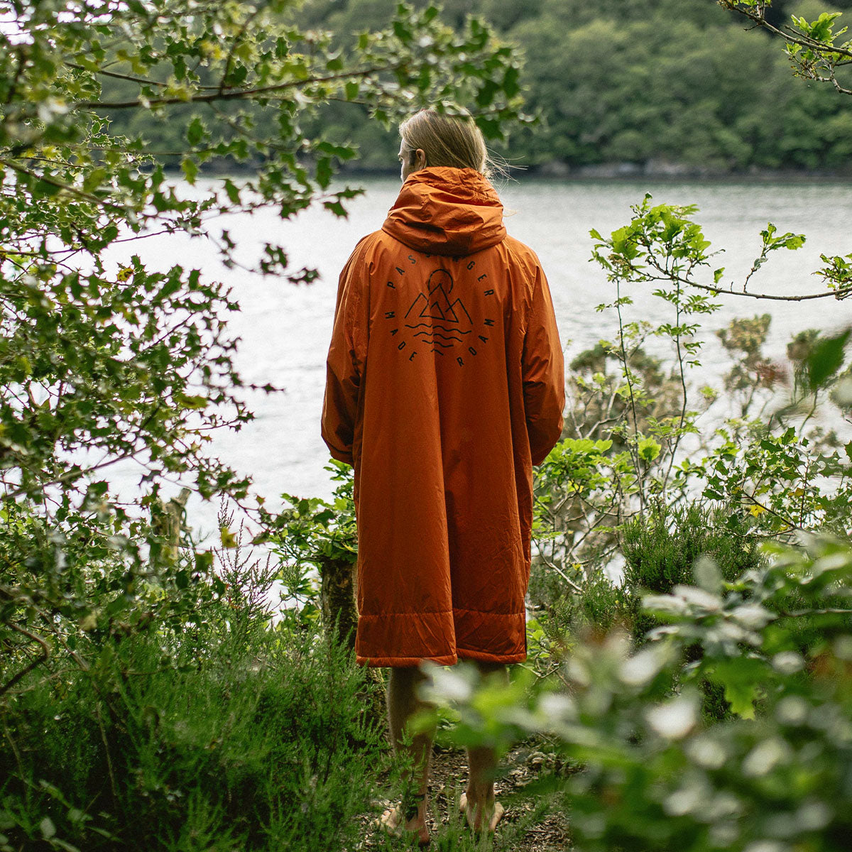 Escapism Sherpa Lined Changing Robe - Rust - Lifestyle - Male