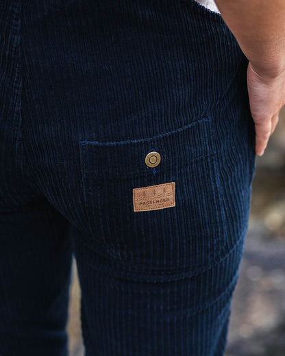 Tiaga Cord Dungarees - Deep Navy - Lifestyle