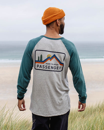 Made To Roam LS T-Shirt - Grey Marl - Lifestyle