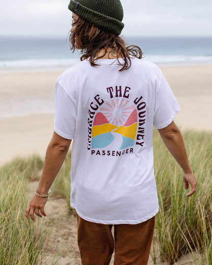 Embrace The Journey T-Shirt - White - Lifestyle