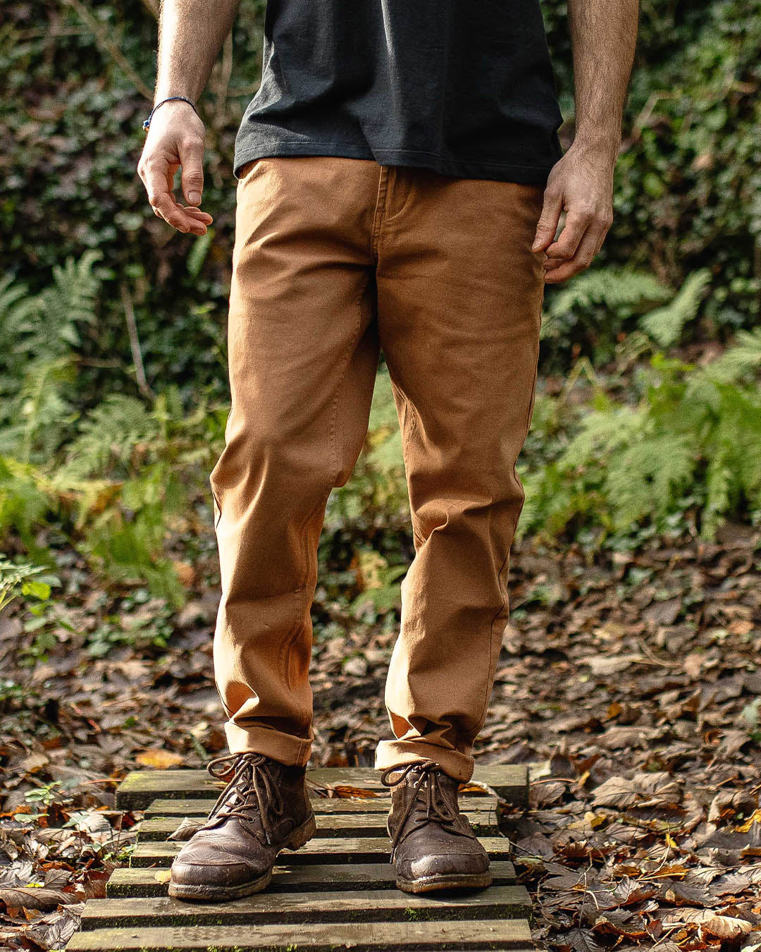365 Cotton Trouser - Coconut - Lifestyle
