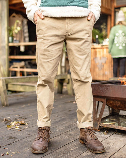 365 Cotton Trouser - Chinchilla Brown - Lifestyle