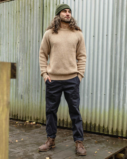 365 Cotton Trouser - Faded Black - Lifestyle