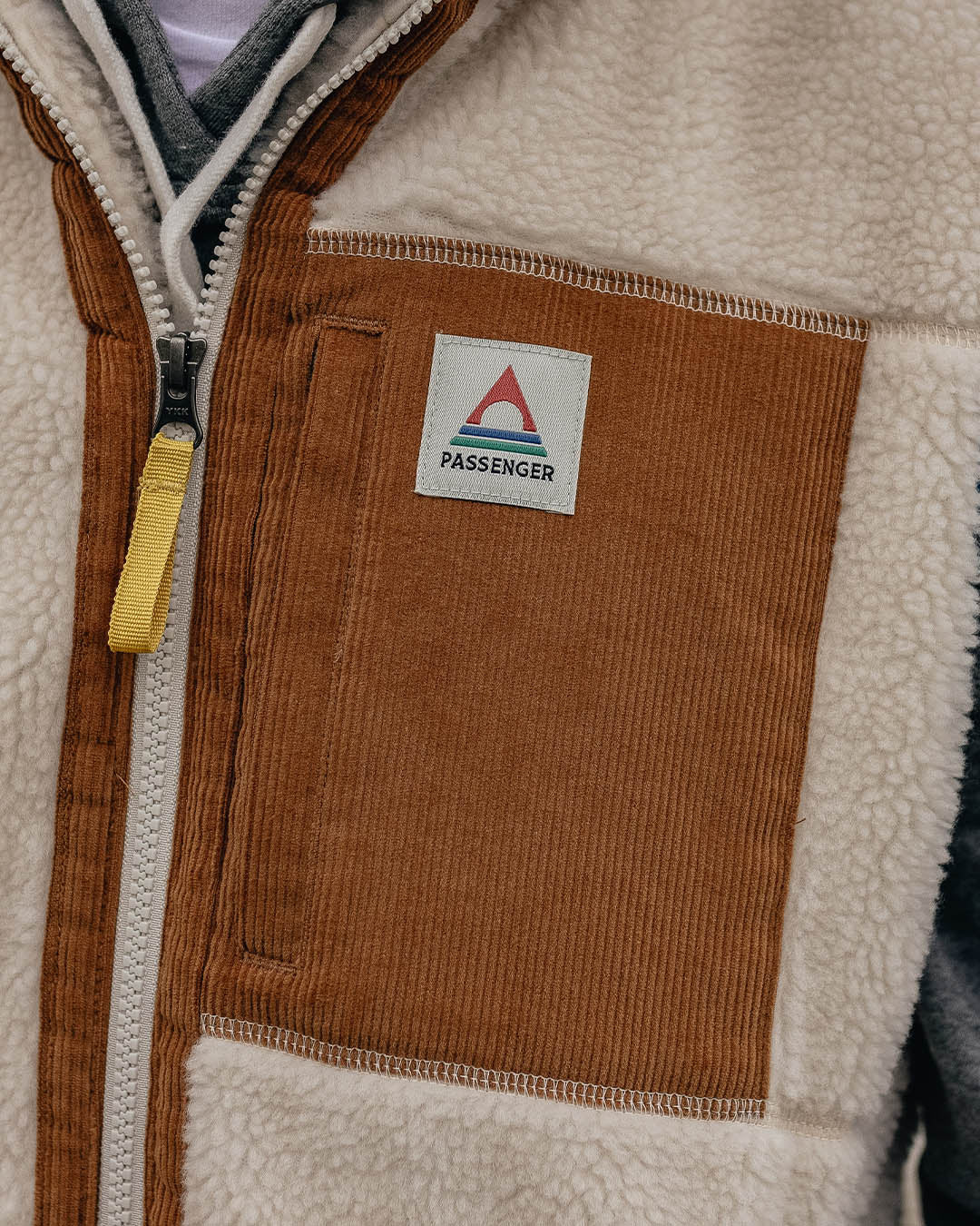 Canyon Deep-Pile Sherpa Vest - Off White - Lifestyle