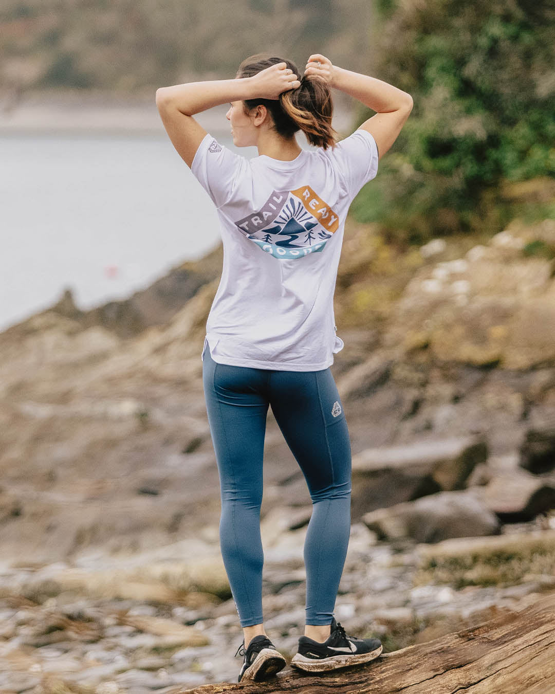Aurora Active T-Shirt - White - Lifestyle