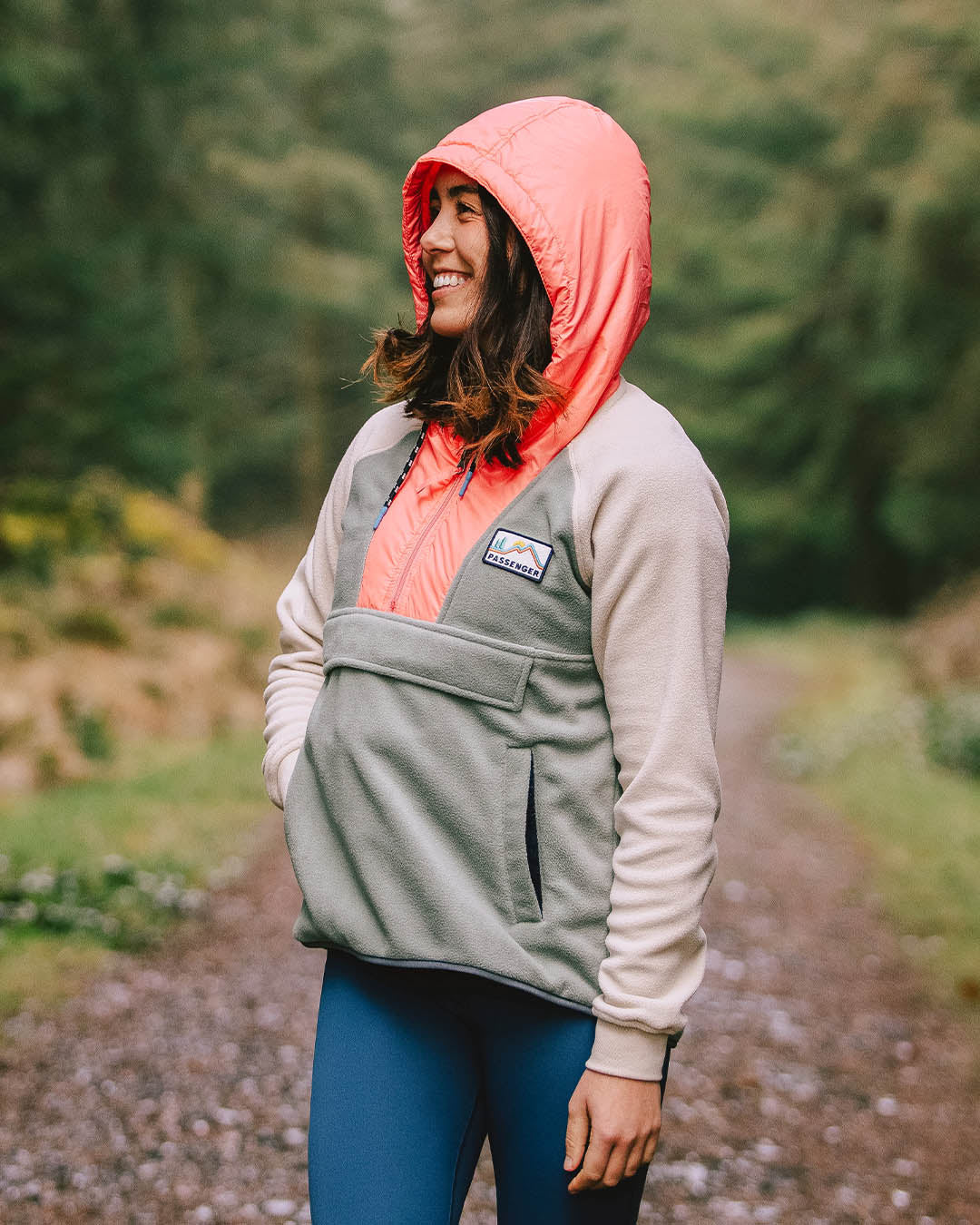 Alexander Polar Hooded Fleece - Pistachio - Lifestyle