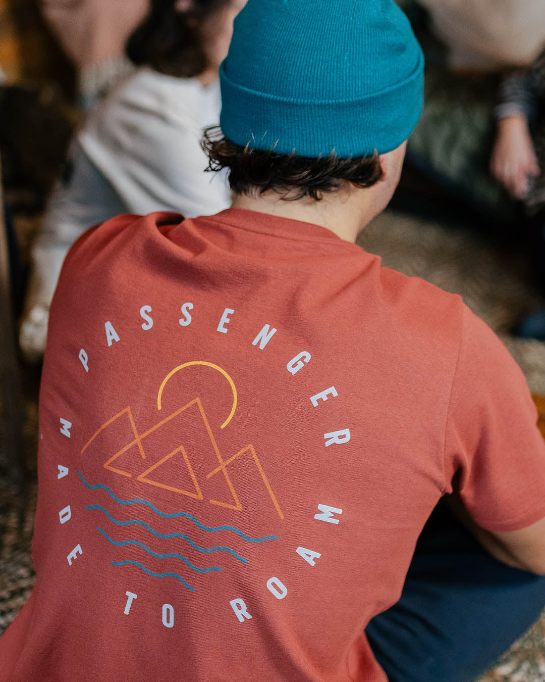 Escapism T-Shirt - Burnt Red - Lifestyle