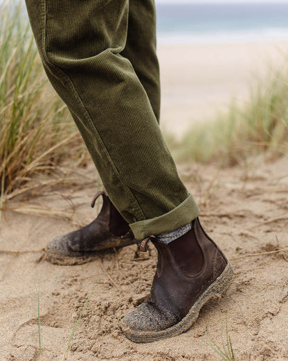 Tiaga Cord Dungarees - Khaki - Lifestyle